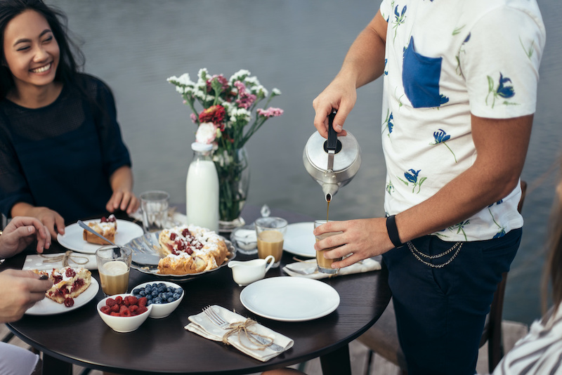 things for kids to do at home when bored - have a tea party for friends