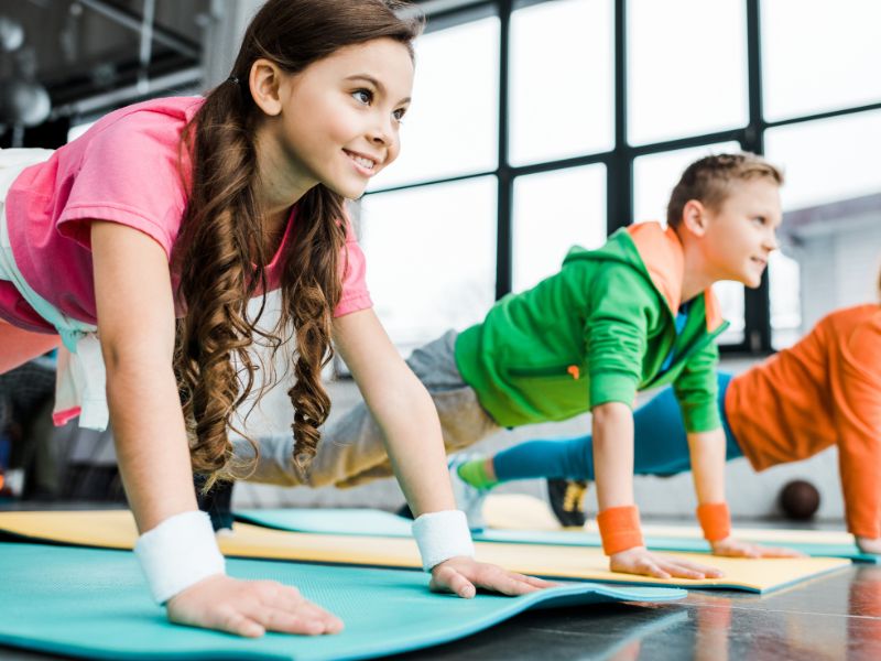 75 physical activity ideas for kids to get daily exercise - plank