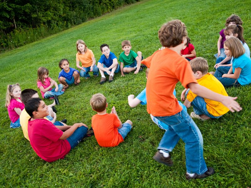75 physical activity ideas for kids to get daily exercise - duck duck goose