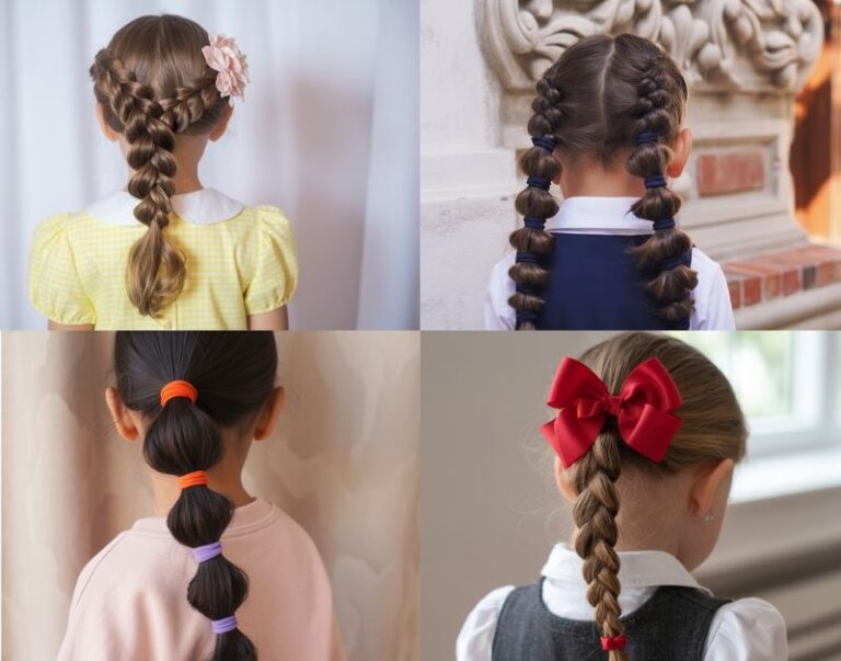 27 Easy & No-Fuss School Hairstyles Kids and Moms Love