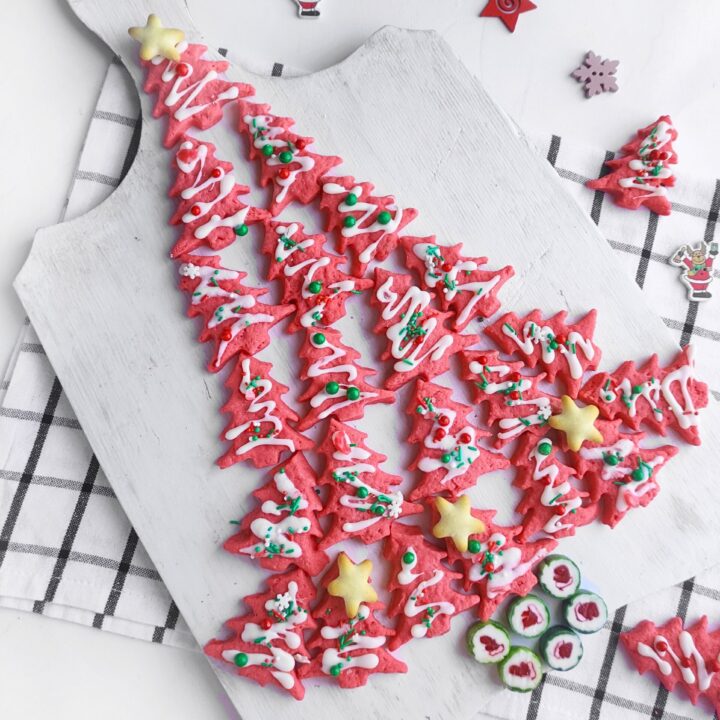 Red Velvet White Chocolate Christmas Cookies